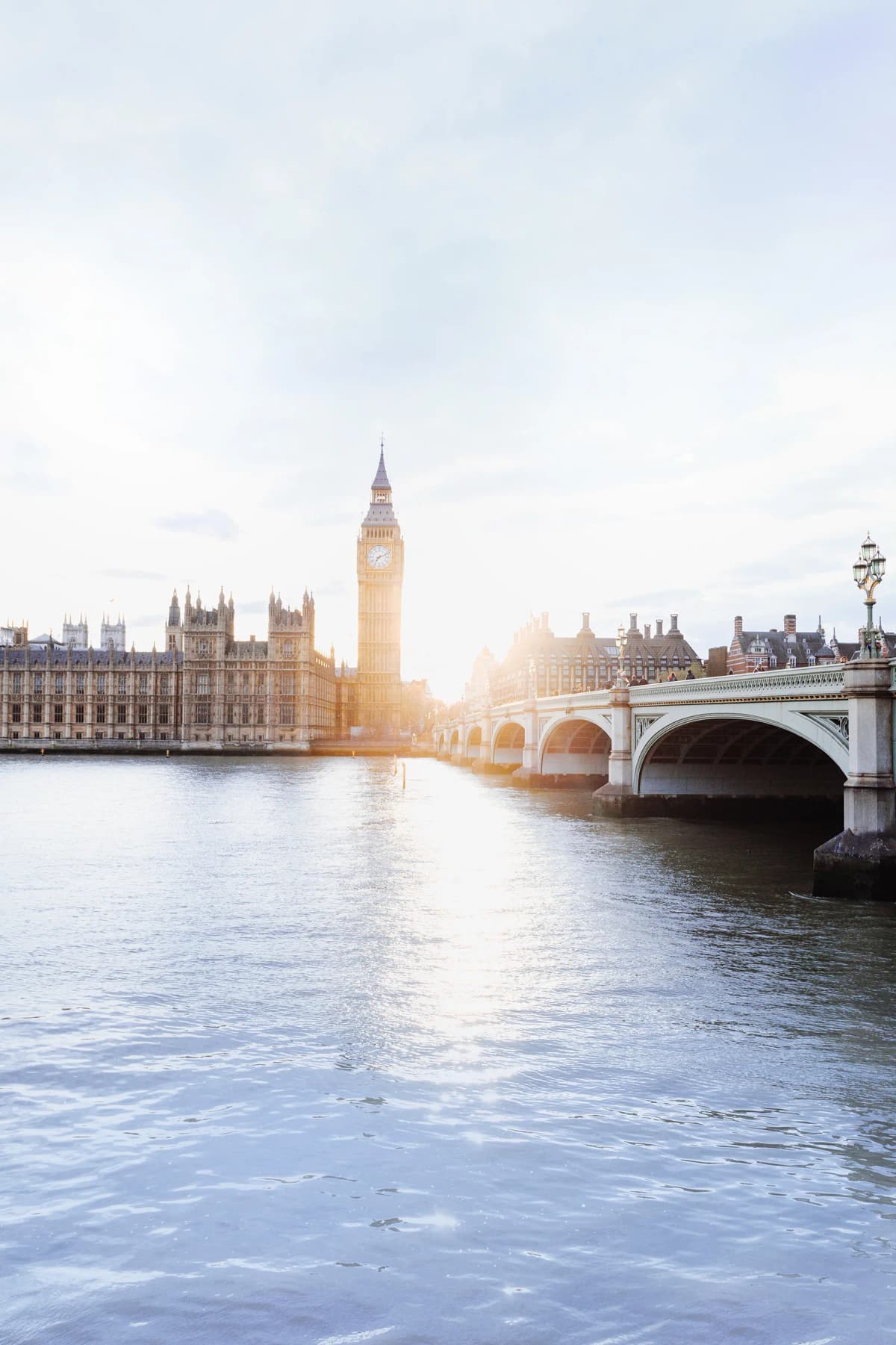 Big Ben et Westminster Bridge à Londres lors d’un séjour linguistique en Angleterre.
